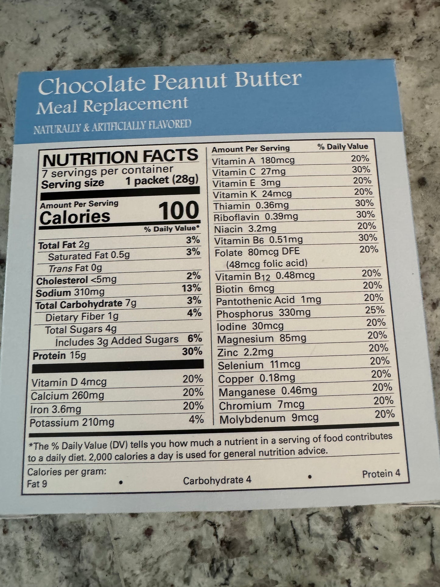 NEW! Chocolate Peanut Butter Pudding Shake meal replacement