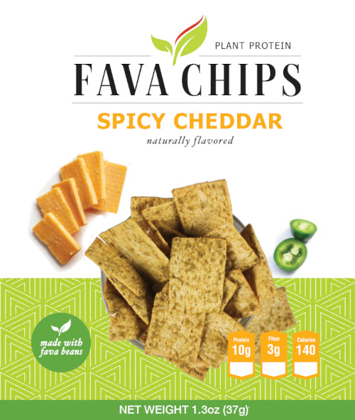 Fava Bean Spicy Cheddar Chip